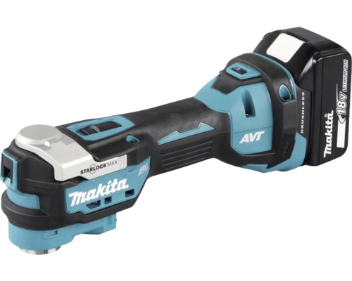 Makita Akku-Multifunktionswerkzeug mit Starlock Max Aufnahme und 18 Volt Lithium-Ionen-Akku