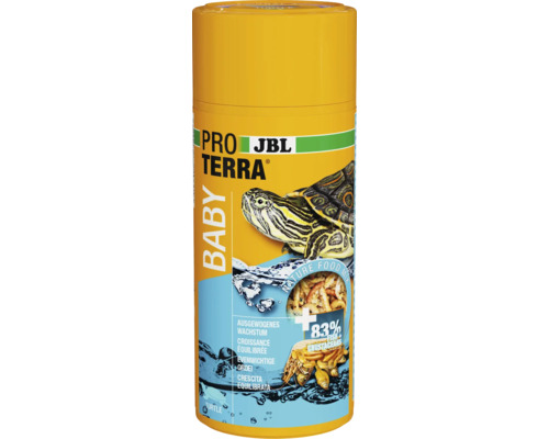 Wasserschildkrötenfutter JBL PROTERRA BABY Spezialfuttermix für junge Wasserschildkröten 250 ml