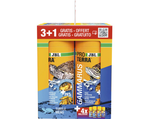 JBL ProTerra Turtle Menu und JBL ProTerra Gammarus Futter im Multipack