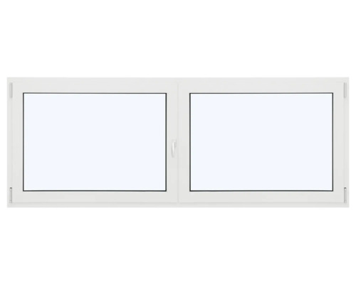 ARON Ternum Aluminiumfenster RAL 9016 verkehrsweiß 2 Flügelig (Dreh/Dreh-Kipp) mit beweglichem Pfosten (Stulp) 1200x900 mm DIN Links