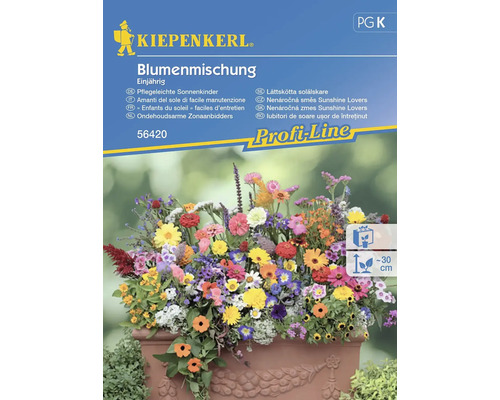 Blumenmischung Kiepenkerl 'Pflegeleichte Sonnenkinder'