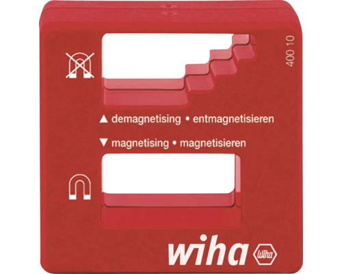 Magnetbox Wiha SB 40010 Magnetiser Wiha Magnetisierer und Demagnetisierer zum Magnetisieren und Demagnetisieren von Schraubendrehern
