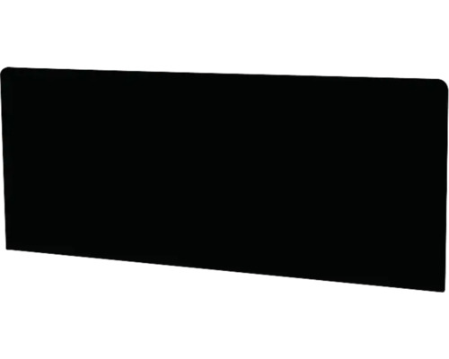 Wandpaneel über Waschbecken Devo Lotos 96x40x1.7 cm perfect touch schwarz matt Schallschutzplatte