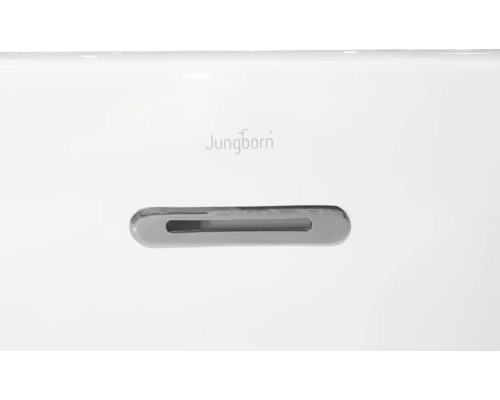 Jungborn Logo und Waschbecken Überlauf