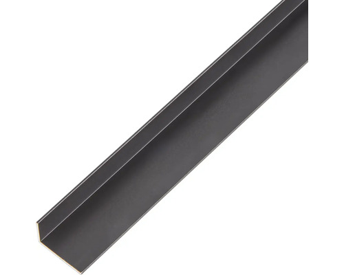 Winkelprofil Aluminium schwarz eloxiert, 20x10x1/2,6 m Winkeleisen aus Metall