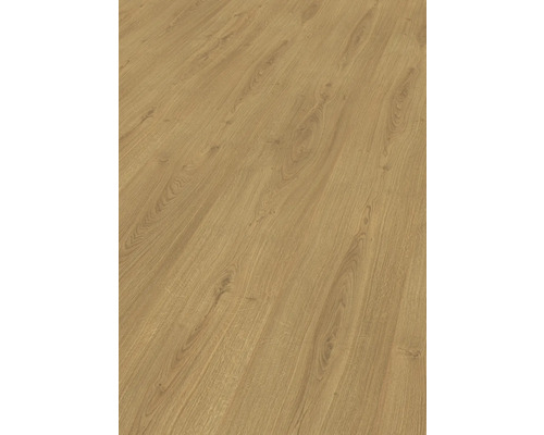Nahaufnahme von Laminatboden in Holzoptik für den Innenbereich