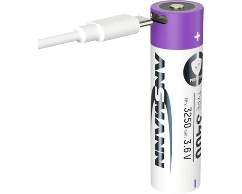 Akkumulator mit USB-Ladekabel