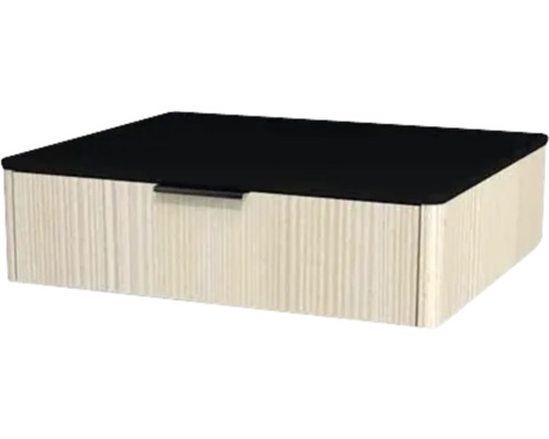 Waschtischunterschrank mit 1 Schublade Devo Lotos 60x16x53 mm structure avola cremeweiß