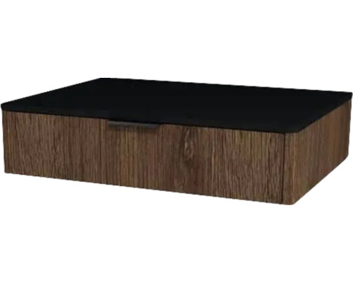 Waschtischunterschrank mit 1 Schublade Devo Lotos 70x16x53 mm bronze expressive oak