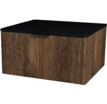 Schrank mit Holzdekor und Schublade