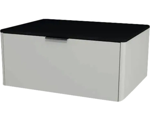 Waschtischunterschrank mit 1 Schublade Devo Lotos 70x31x53 cm perfect touch stahlgrau