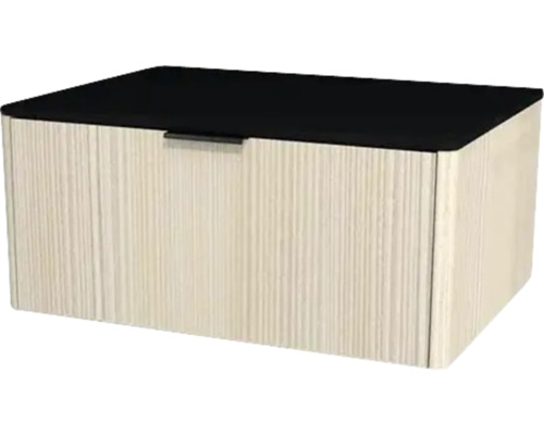 Waschtischunterschrank mit 1 Schublade Devo Lotos 70x31x53 cm structure avola cremeweiß