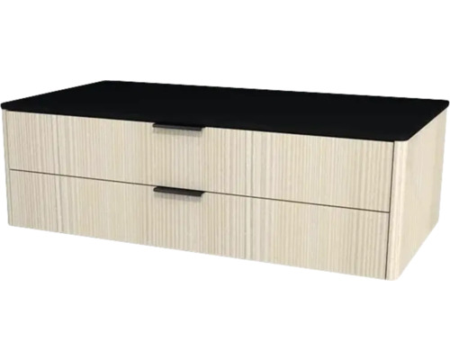 Waschtischunterschrank mit 2 Schubladen Devo Lotos 100x31x53 cm structure avola cremeweiß