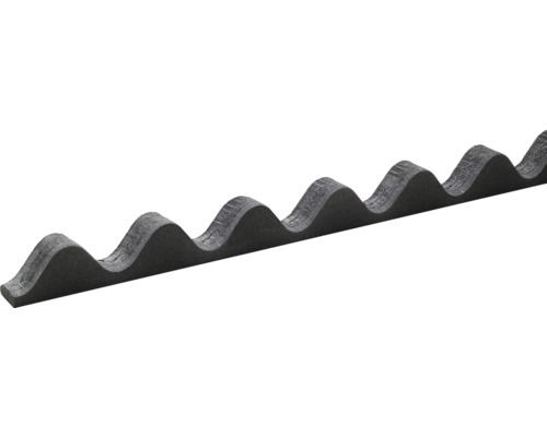 Onduline® Zahnleiste 76/30 für Bitumenplatten schwarz 1000 x 46 x 32 mm