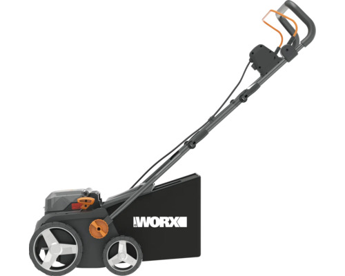 Elektrischer Rasenmäher mit Fangkorb der Marke Worx