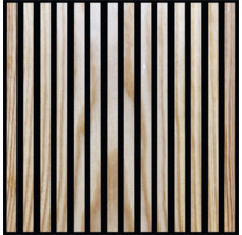 Holzpaneel mit vertikalen Lamellen für die Wandgestaltung