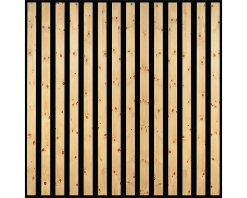 Holzpaneel mit Latten für Wand- oder Deckenverkleidung