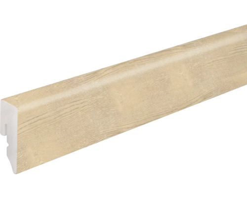 Sockelleiste PVC Berdal Eiche foliert 15x38,5x2400mm Sockelleiste mit Holzstruktur