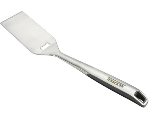 Grillwender aus Edelstahl mit Tenneker Logo