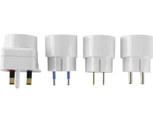 Steckdosenadapter Set für verschiedene Steckertypen