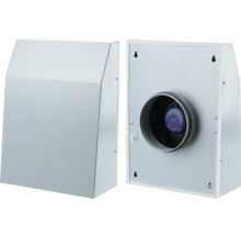 Wandeinbaugehäuse mit Ventilator von vorne und hinten