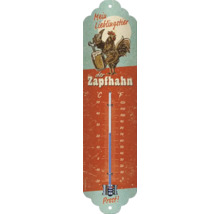 Thermometer mit Hahn Motiv zur Temperaturanzeige