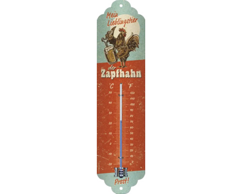 Thermometer Zapfhahn beige