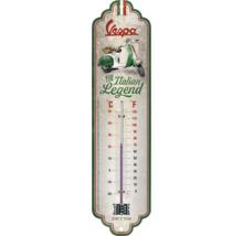 Dekoratives Vespa Thermometer mit Celsius und Fahrenheit Skala