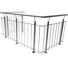 Geländer aus Edelstahl mit Drahtseilen