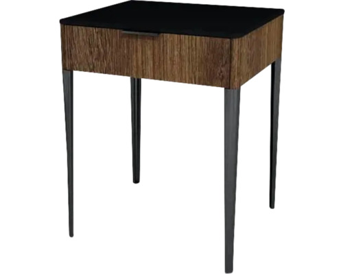 Waschtischunterschrank mit 1 Schublade Devo Lotos 60x76x53 cm bronze expressive oak