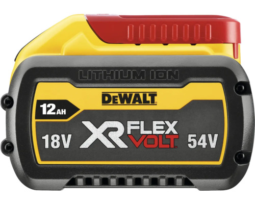 DeWalt XR Flexvolt Akku mit 18 Volt und 54 Volt Leistung und 12 Amperestunden Kapazität