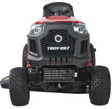 Aufsitzmäher der Marke Troy-Bilt von vorn