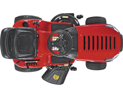 Aufsitzmäher von oben