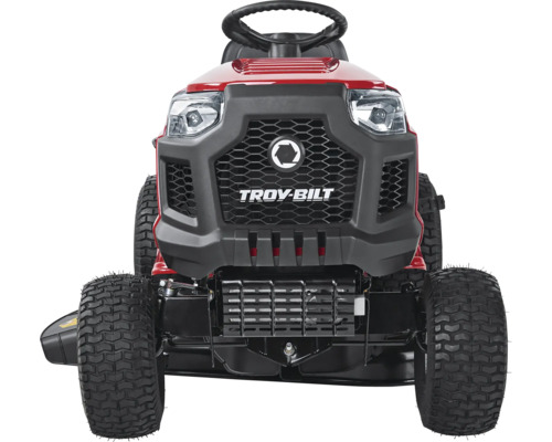 Aufsitzrasenmäher von vorne