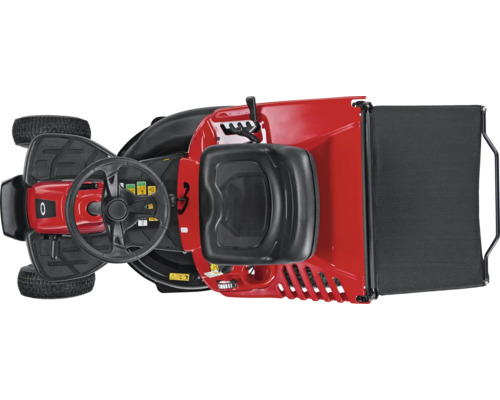 Aufsitzrasenmäher von oben