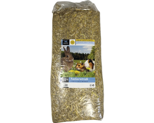 Nagerstreu Stroh Stroheinstreu 4 kg Naturstroh für Kleintiere in einer 4 Kilogramm Packung