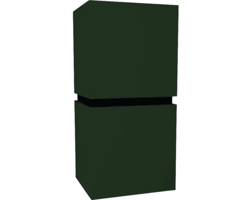 Hängeschrank Devo Viva 2.0 rechts 40x84x35 cm conifer green supermatt mit 2 Türen und 1 Schublade