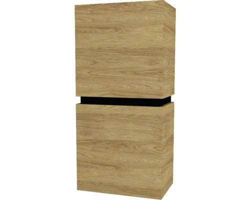 Hängeschrank Devo Viva 2.0 links 40x84x26 cm natural hickory mit 2 Türen