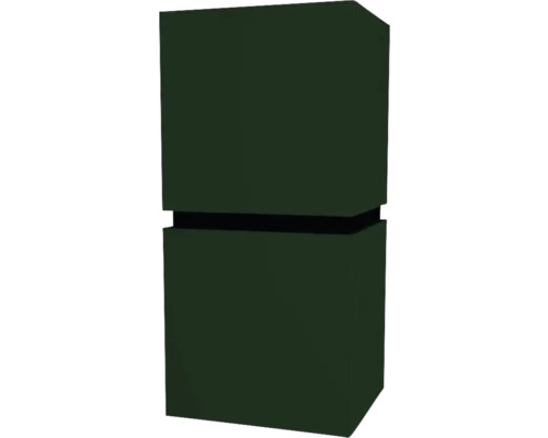 Hängeschrank Devo Viva 2.0 links 40x84x35 cm conifer green supermatt mit 2 Türen Kubischer Pflanzkübel