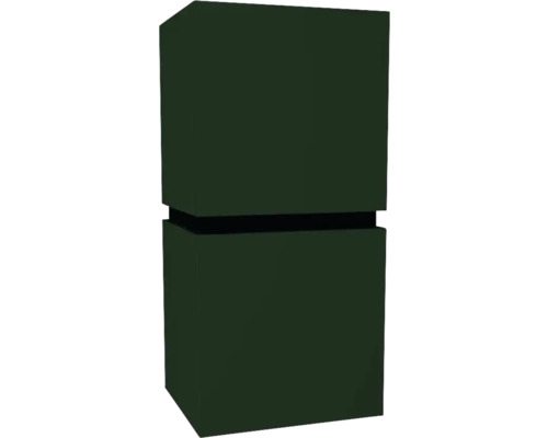 Hängeschrank Devo Viva 2.0 rechts 40x84x35 cm conifer green supermatt mit 2 Türen Dekorative Pflanzensäule aus Kunststoff