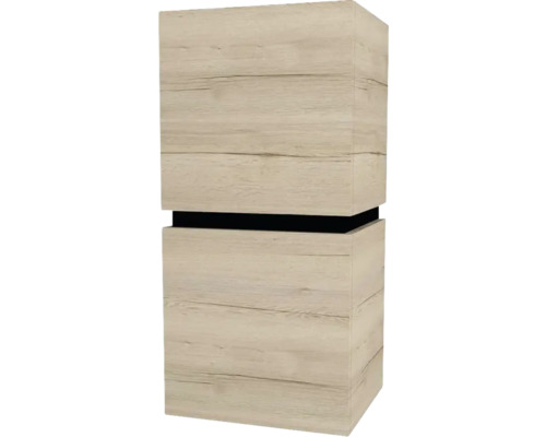 Hängeschrank Devo Viva 2.0 links 40x84x35 cm oak halifax white mit 2 Türen