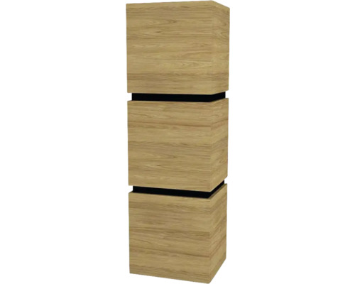 Hochschrank Devo Viva 2.0 40x127x35 cm Anschlag links hickory