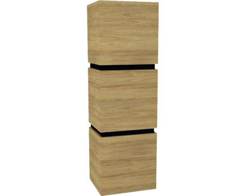 Hochschrank Devo Viva 2.0 40x127x35 cm Anschlag rechts hickory