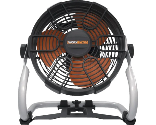 Bodenventilator Tischventilator WX095.9 - Worx 20V Akku-Ventialtor, ohne Akku/ Ladegerät Ø 23 cm 95 W schwarz