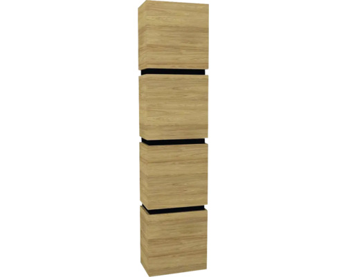 Hochschrank Devo Viva 2.0 40x170x26 cm Anschlag rechts hickory