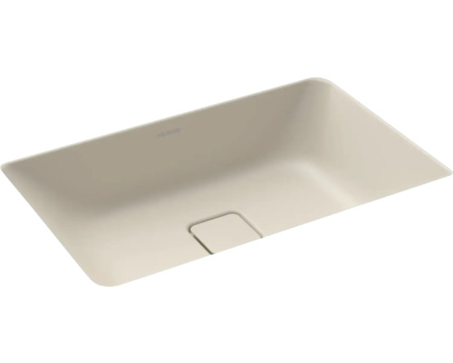 Unterbauwaschbecken Kaldewei Cono 56,9x38,2 cm warm beige 20 matt emailliert perleffekt