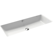 Unterbauwaschbecken Kaldewei Puro 90x38,5 cm alpinweiß glänzend emailliert perleffekt