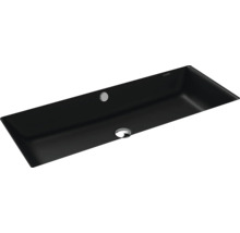 Unterbauwaschbecken Kaldewei Puro 90x38,5 cm cool grey 90 matt emailliert perleffekt