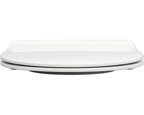 Weißer Toilettendeckel