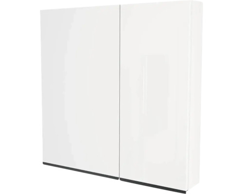 Spiegelschrank Devo Viva 2.0 2-türig 85x15x85 cm links premium white